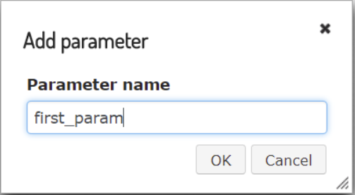 Data Driven Testing with Screenster: Parameter Name