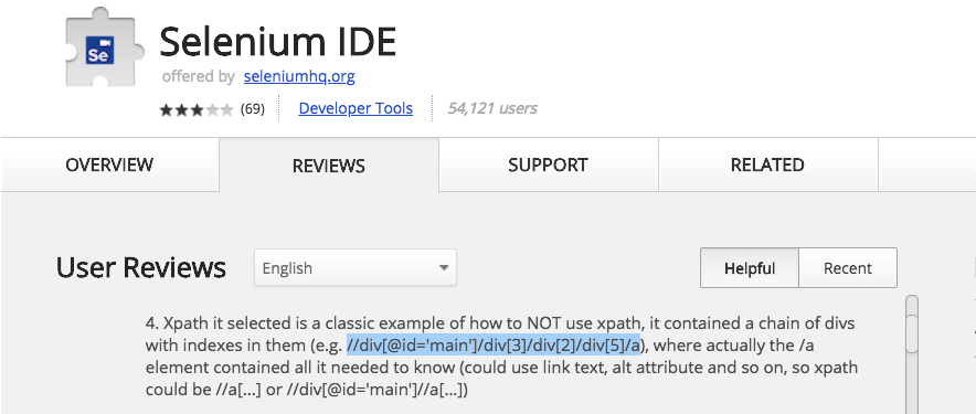 Selenium IDE for Chrome